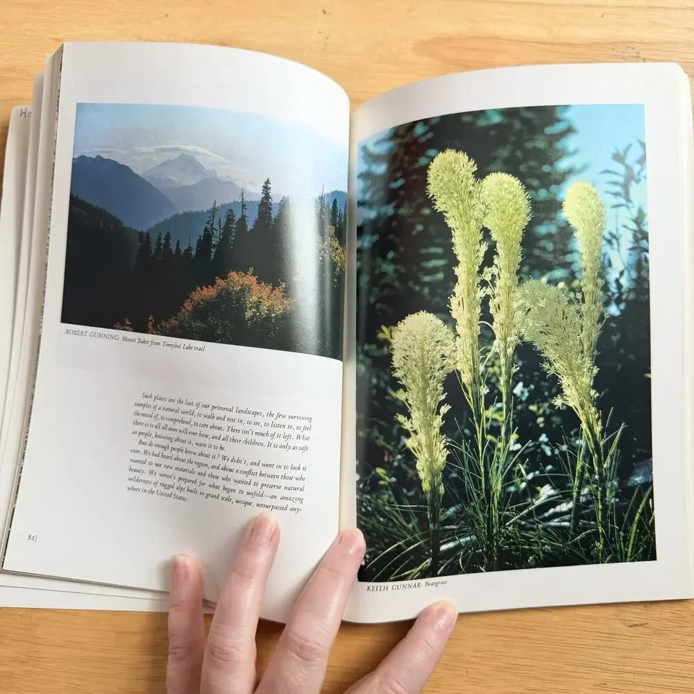 The Wild Cascades Forgotten Parkland Book Club Ansel Adams Sierra Club Vtg 1965